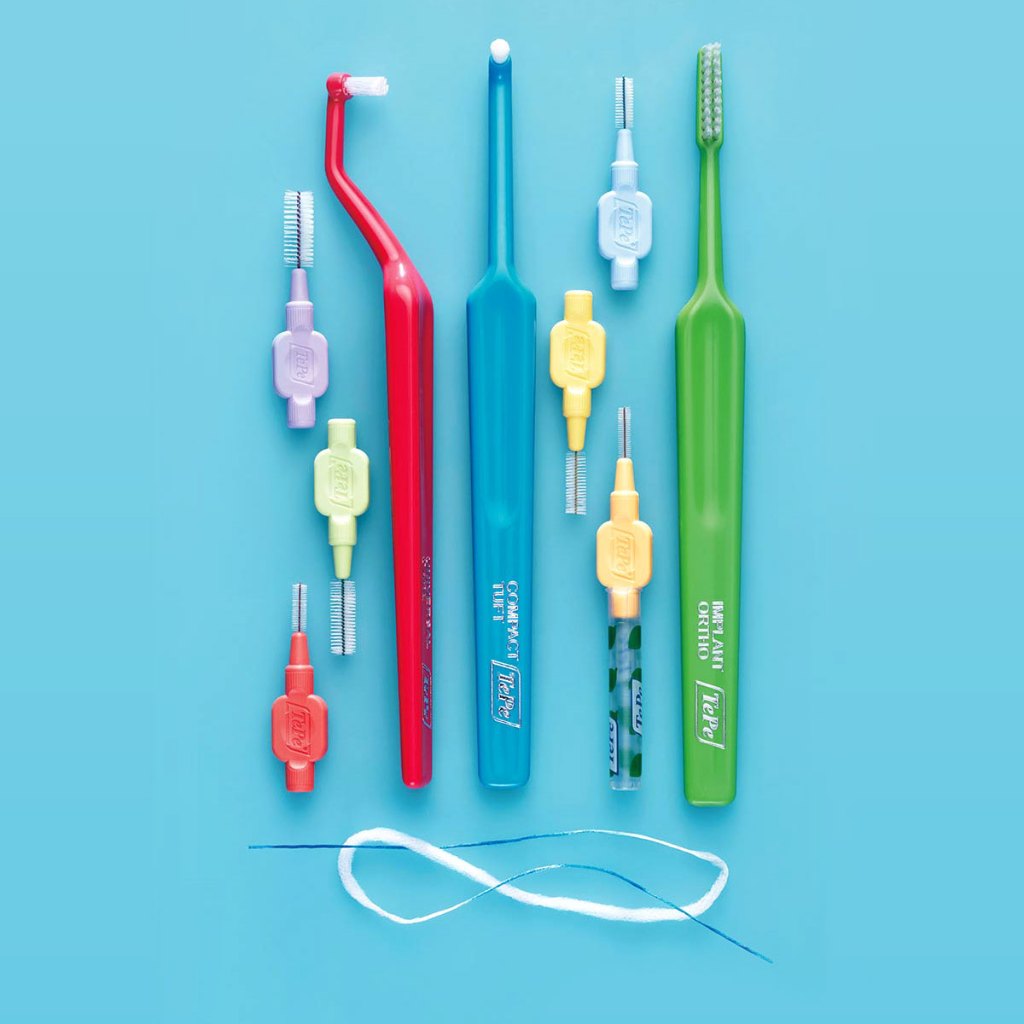 [ Implant, Cầu Răng] Bộ sản phẩm chăm sóc răng cấy ɡhép Tepe Implant Care Kit
