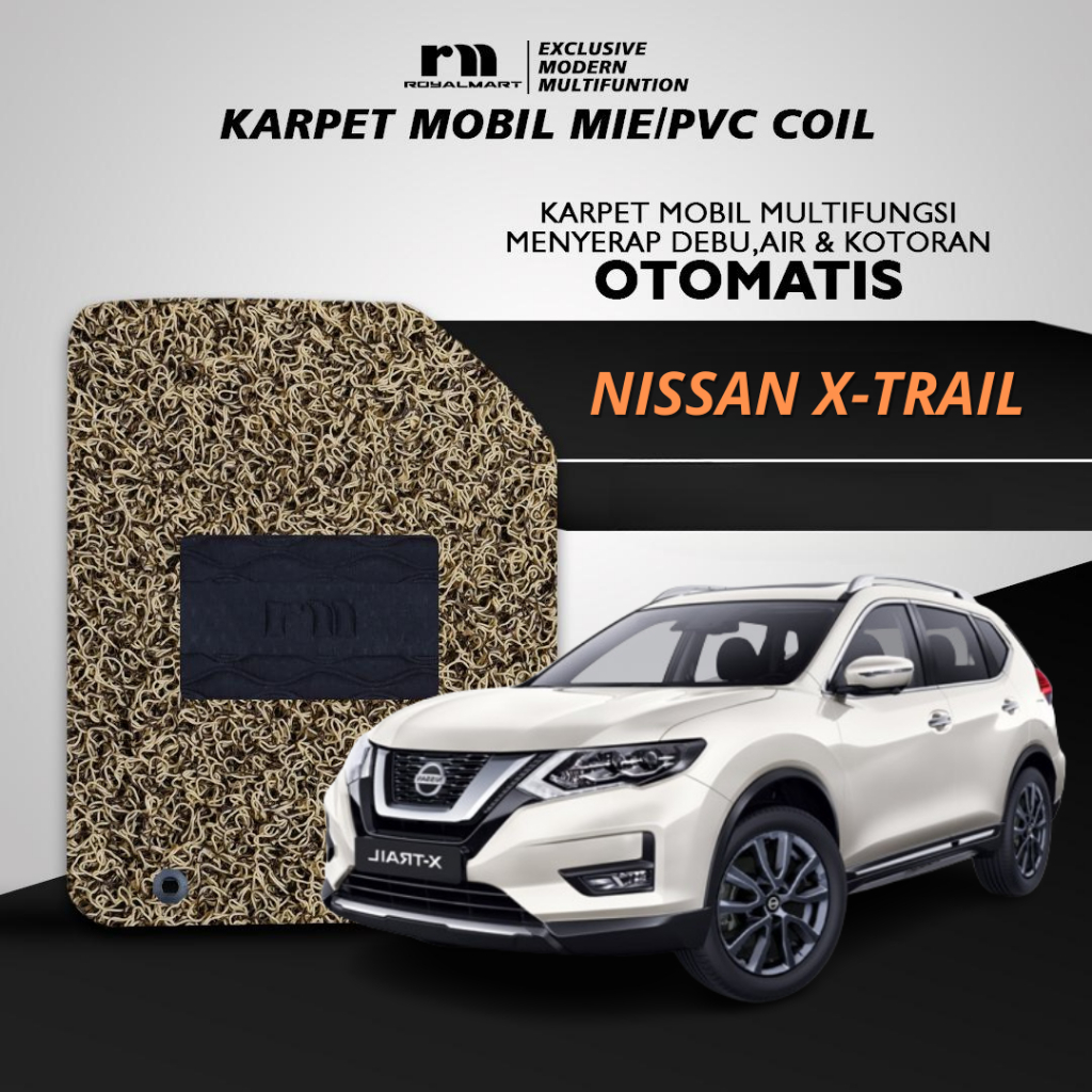 Royal Mart Karpet Mobil NISSAN X-TRAIL Non Bagasi 2 Warna/Carpet Mie Bihun Premium Keset PVC Anti Slip Aksesoris Interior Mobil Harga 791,248 rupiah*Gratis Ongkir