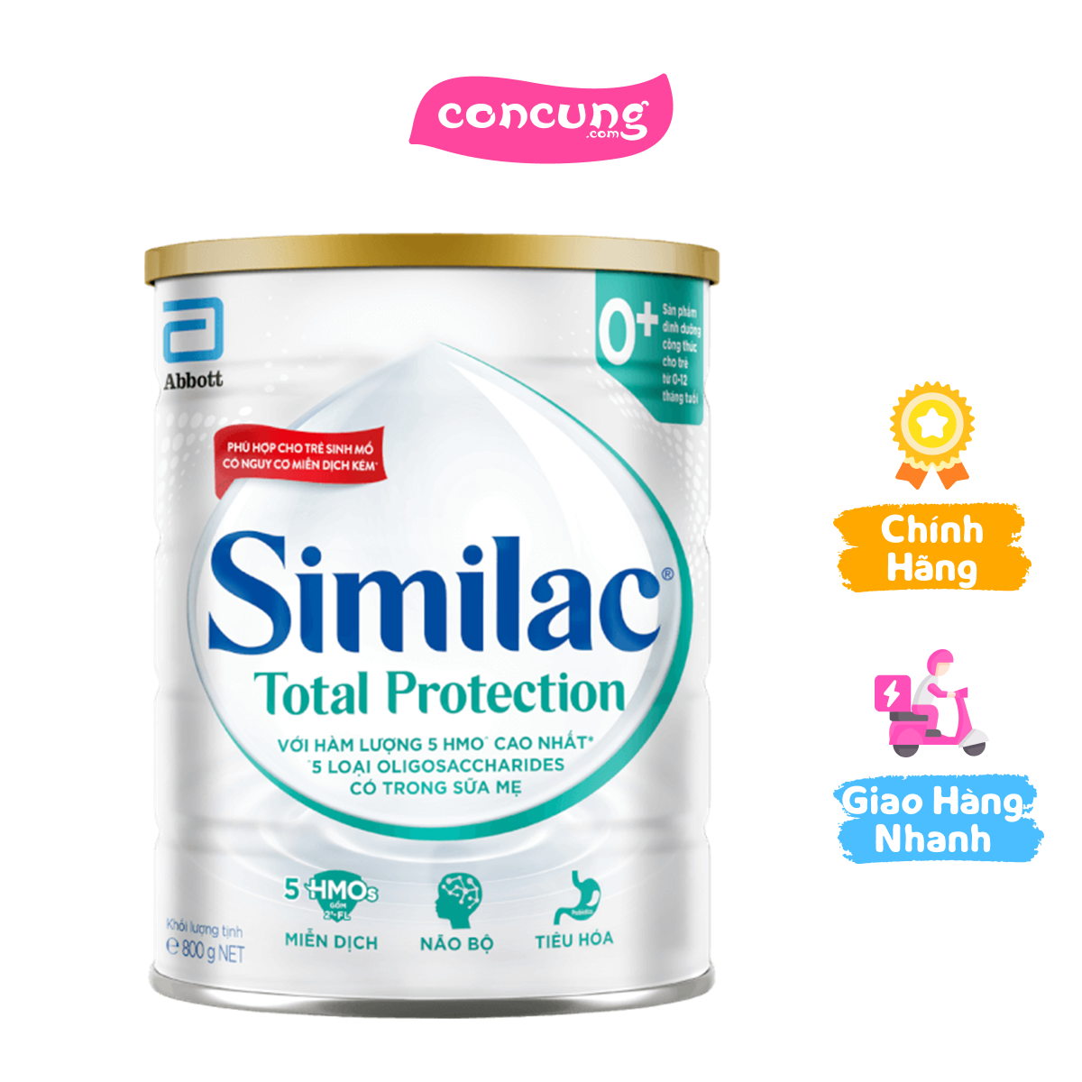 Sữa Similac Total Protection 0+ 800g (0 - 12 tháng)