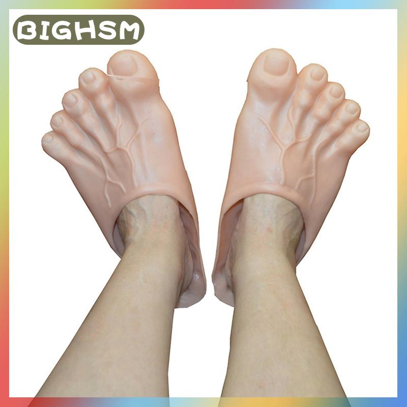BIGHSM รองเท้าแตะฮาโลวีน Hulk ตลกฝาครอบรองเท้า Bigfoot ของขวัญฮาโลวีน - ยี่ห้อ BIGHSM ราคา 98 บาท*ส่งฟรี