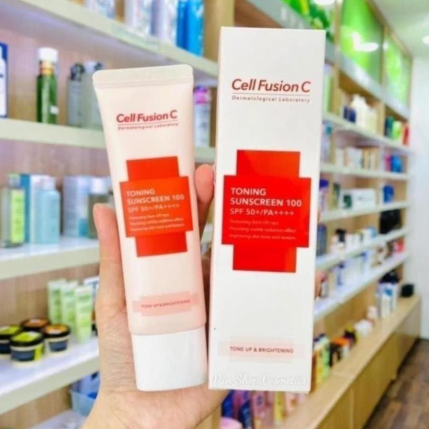 Kem chống nắng Cell Fusion C Toning Sunscreen 100 SPF 50+/PA++++
