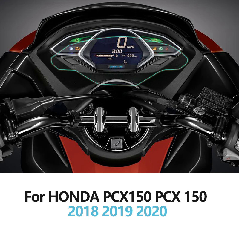 Cho Honda pcx150 PCX 150 2018 2019 2020 phụ kiện xe máy cụm Scratch Cluster bảo vệ màn hình phim bảo vệ