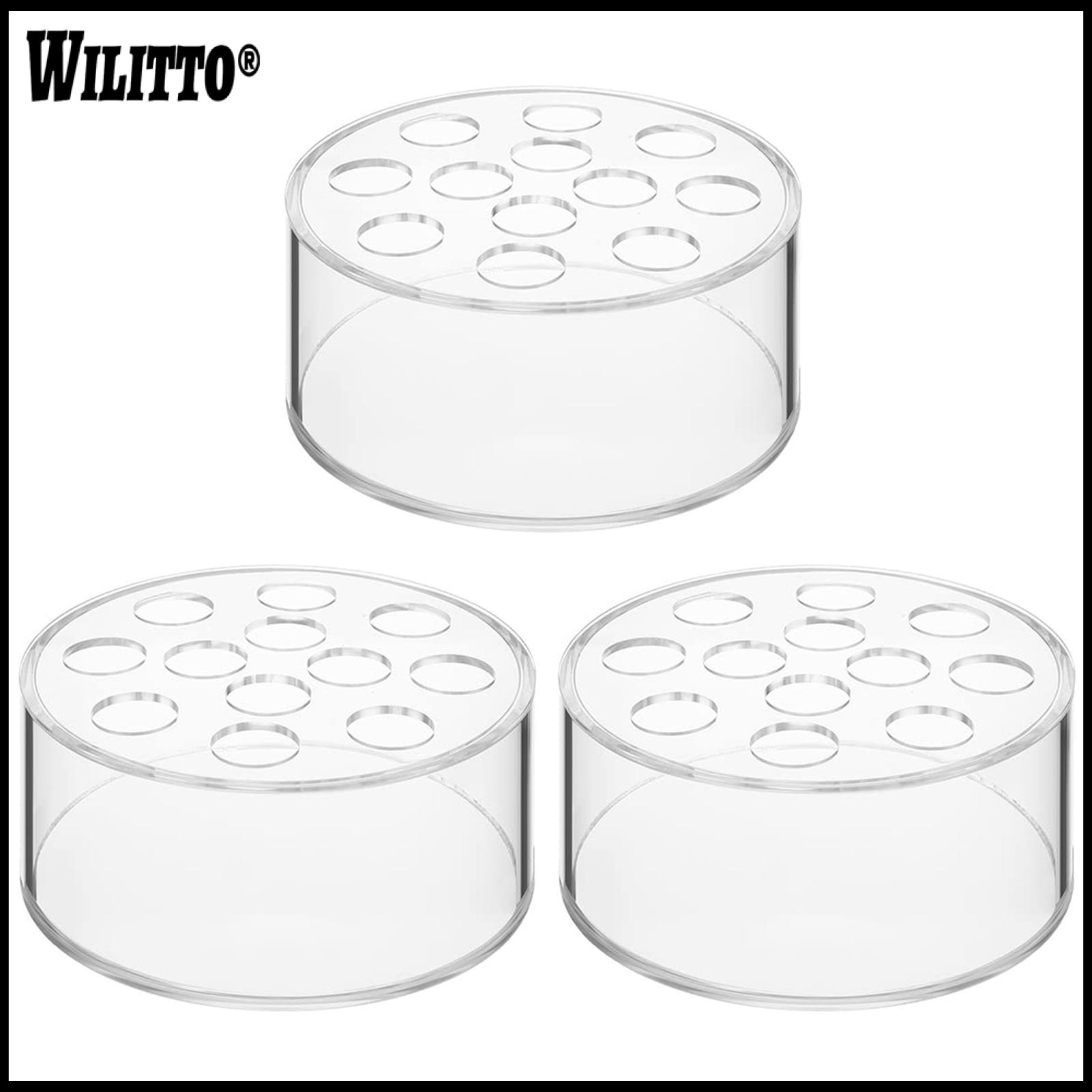 Acrylic Floral Vase Party Flower Vase 1/3/6 Pcs Clear Acrylic Round Vase with 12 Holes – Transparent Hydroponic Flower Holder for Wedding Party Dining Table Centerpiece Decoration ราคา 579 บาท*ส่งฟรี
