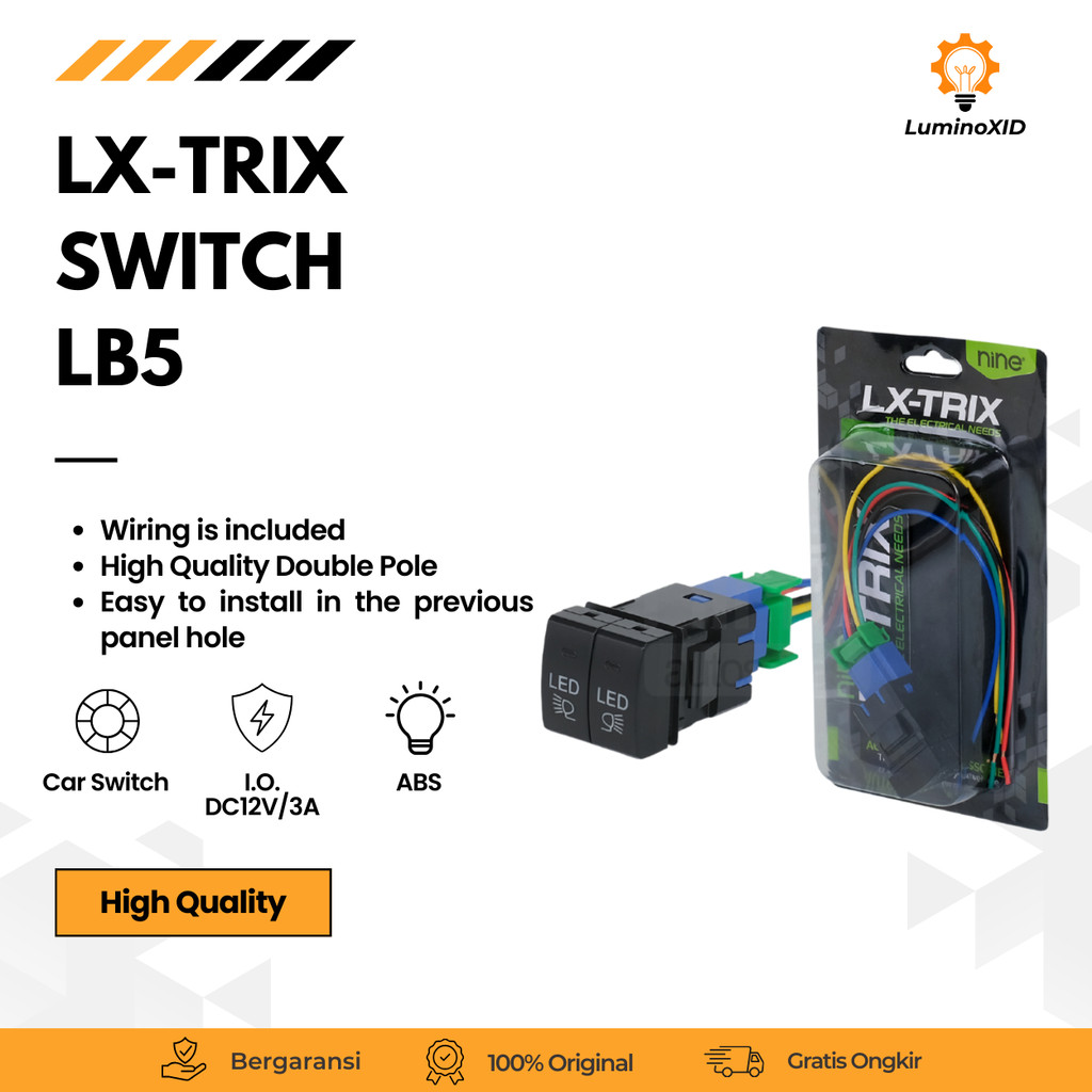 Foglamp Toyota raise EV car lb5-LX electric car switch 2 modes headlight Harga 95,900 rupiah*Gratis Ongkir