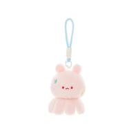 HEALMEYOU Soft Ocean Animal Plush Keychain Kawaii Starfish Fluffy Whale Keyring Bag Charm Simulation Seahorse Pendant Home Decor