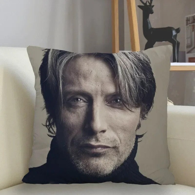 Mads Mikkelsen Gối Trường hợp Trang chủ Phòng ngủ Trang trí Mads Mikkelsen Gối Trường hợp Custom Custom Custom Custom Custom Custom Custom Custom Cushion Quà tặng Giáng sinh