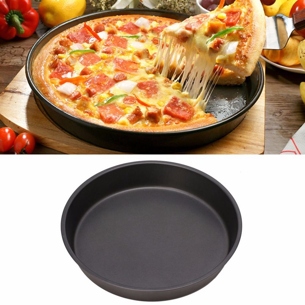 CINNAMON Không dính Phòng bếp Không dính Khuôn Tròn Dụng cụ làm bánh Khay chảo Đĩa pizza Đồ nướng Pizza Pan