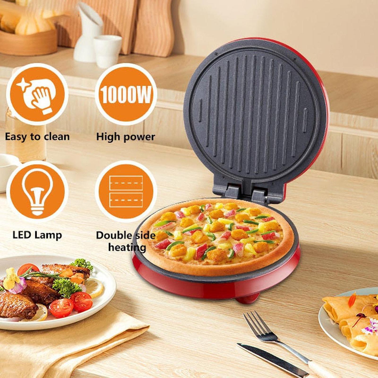 Newfamei Nhà Sản Xuất Bánh Pizza Mạnh Mẽ Calzone Nhà Sản Xuất Hộ Gia Đình Nhỏ Gọn không dính Lò nướng bánh Pizza Điện Nồi Bánh Pizza Cho Nhà Bếp Bánh kếp Bánh Crepes