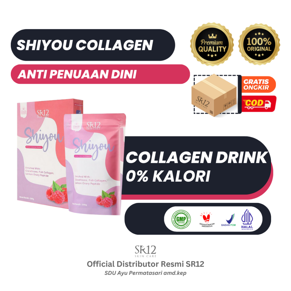 SR12 - Shiyou Minuman Kolagen Pelembab dan Anti Penuaan Terbaik