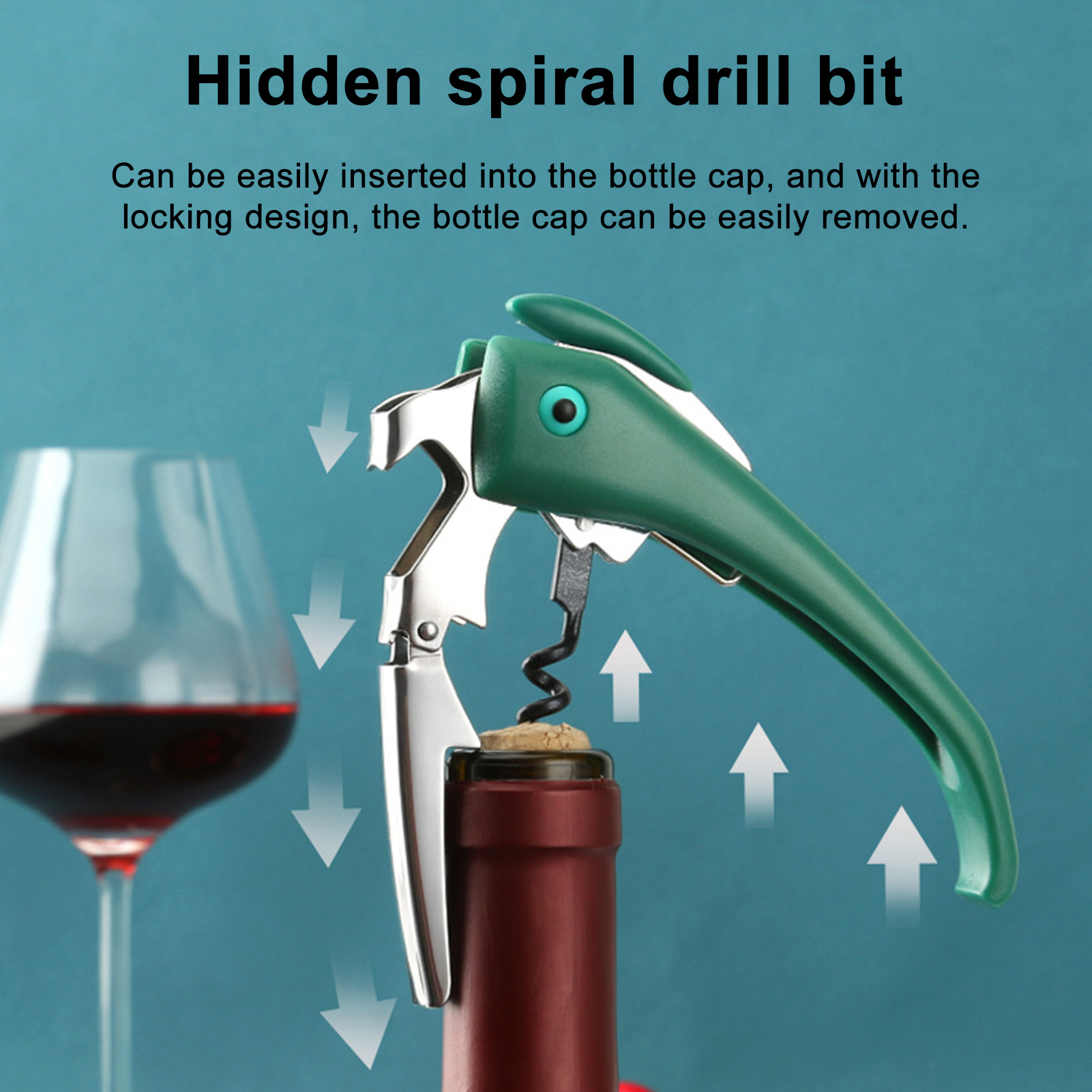 Multifunctional Stainless Steel Wine Corkscrew And Beer Opener_voghion.com