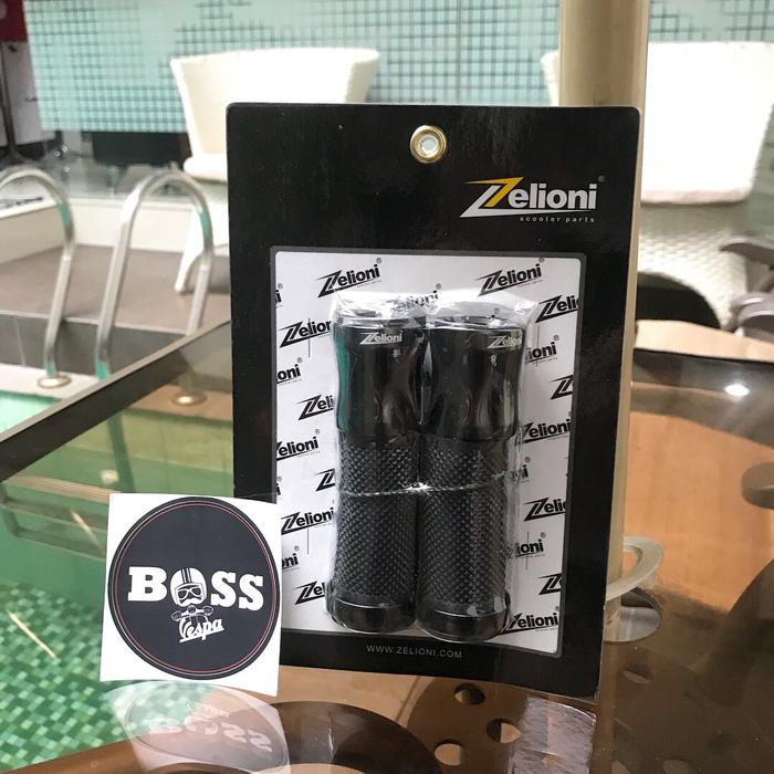 HANDGRIP / GRIP ZELIONI BLACK VESPA SPRINT PRIMAVERA S LX LXV - BY LARISAN Harga 1,279,000 rupiah*Gratis Ongkir