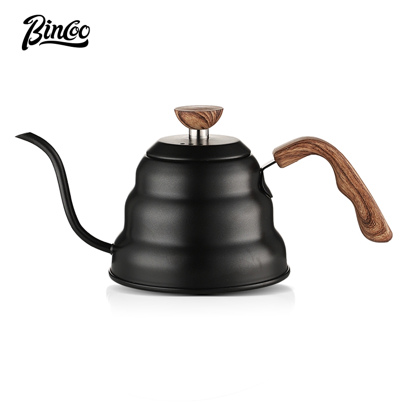 BINCOO Hand-brewed Coffee Pot Slender Mouth Kettle Stainless Steel Drip Coffee Pot Large Capacity for Outdoor Camping and Travel 1L ราคา 633 บาท*ส่งฟรี