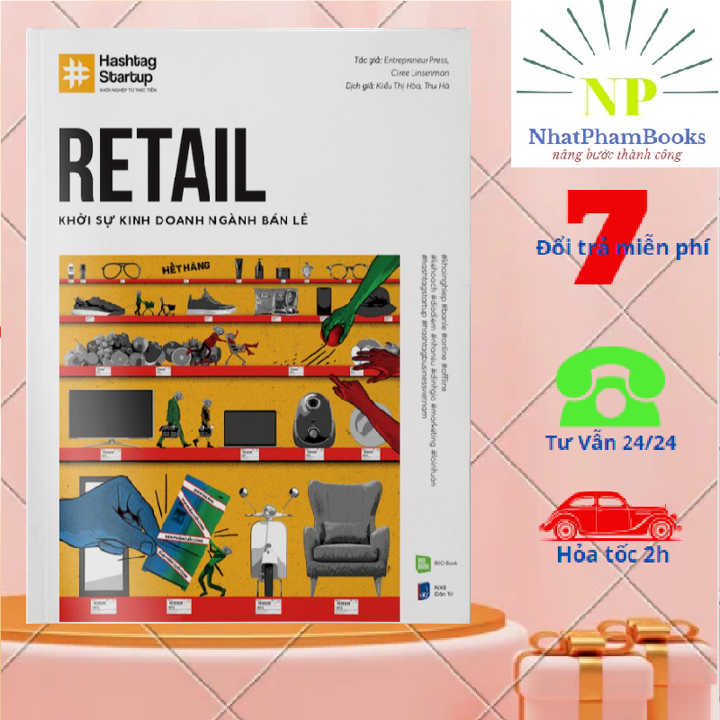 Sách - Hashtag No.3 Retail Khởi Sự Kinh Doanh Ngành Bán Lẻ - RIO Book