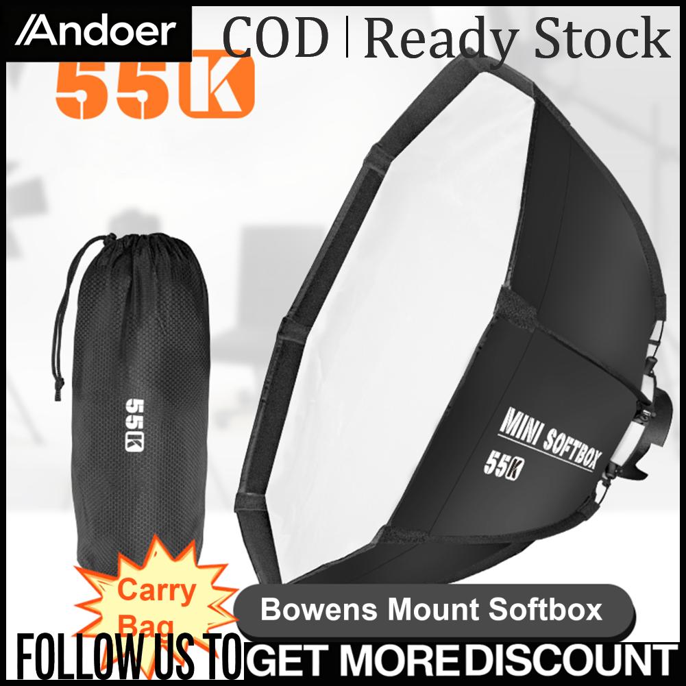 XIXIAN 55K 55cm/22in Octagon Photography Softbox with Bowens Mount Removeable Diffuser Carrying Bag for YNLUX100/ YNLUX100 Pro Video Light Giá 849,000 Đồng*Miễn phí vận chuyển