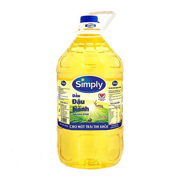 [Chính Hãng] Dầu ăn đậu nành Simply - Can 5L [Không kèm KM] DATE MỚI