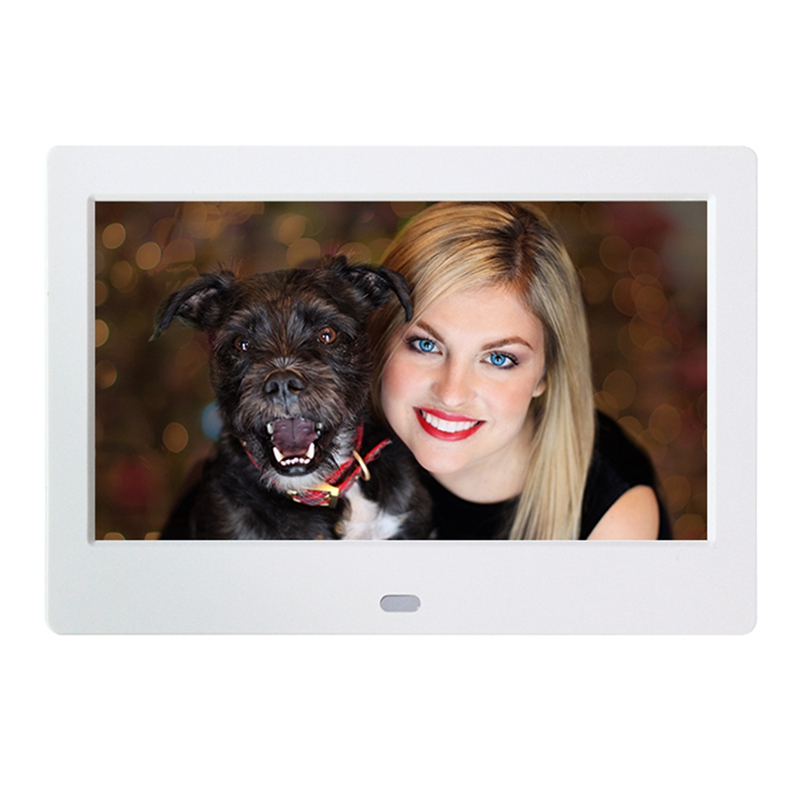 Hot- <br>7 Inch HD Digital Photo Frame 800x480 LED Smart Electronic Photo Album LCD Photo Frame with