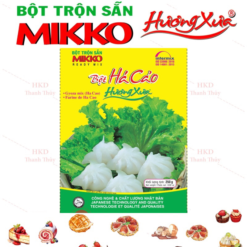 Bột bánh há cảo 250gr MIKKO HƯƠNG XƯA