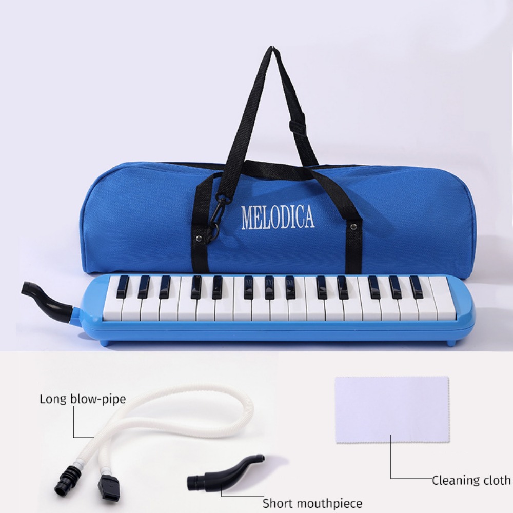 SQUAD 32 phím Pianica Ống ngậm Giáo dục Đàn miệng Hiệu suất Kiểu bàn phím Sáo harmonica Quà tặng - 2
