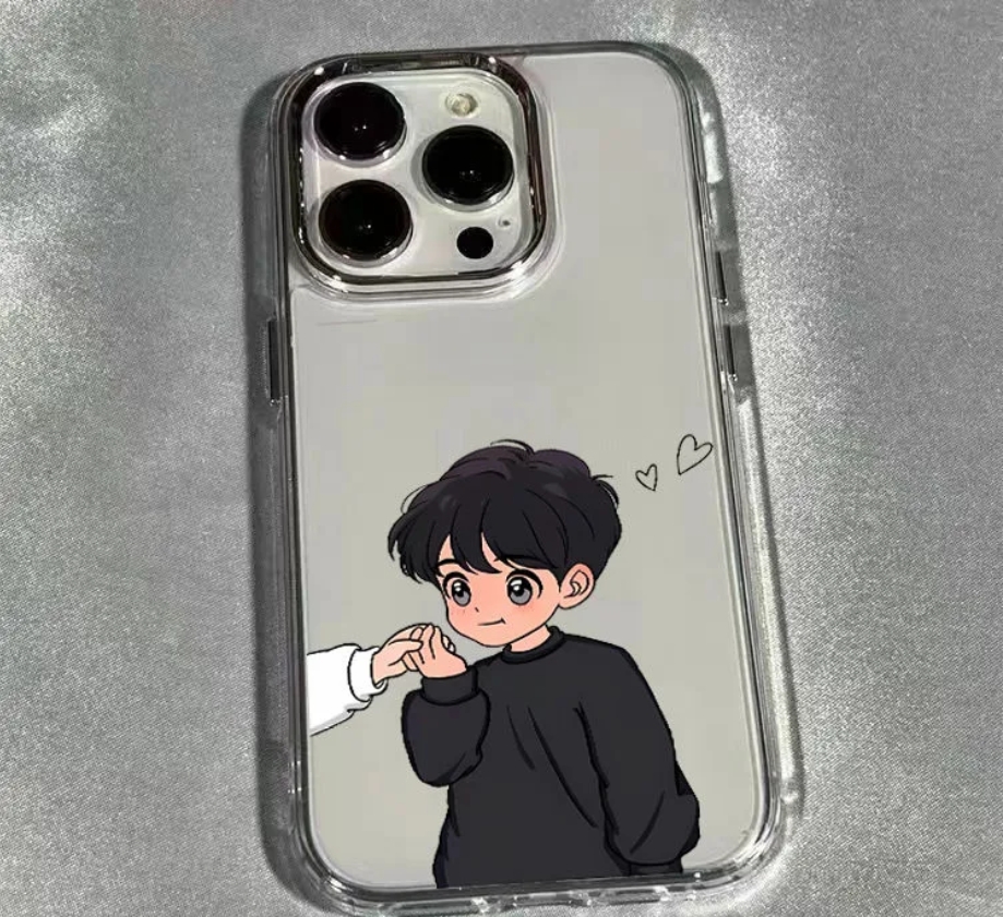 Cute Anime Phone Case For Iphone 16 15 14 13 12 11 Pro Max Clear_voghion.com