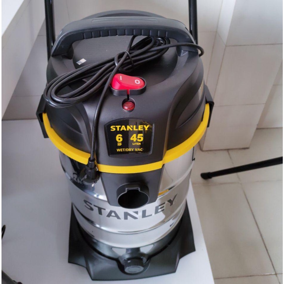 MÁY HÚT BỤI CÔNG NGHIỆP CHO NHÀ XƯỞNG 3 CHỨC NĂNG STANLEY SL19501-12B, DUNG TÍCH 45L, CÔNG SUẤT TỐI ĐA 4500W (6HP)