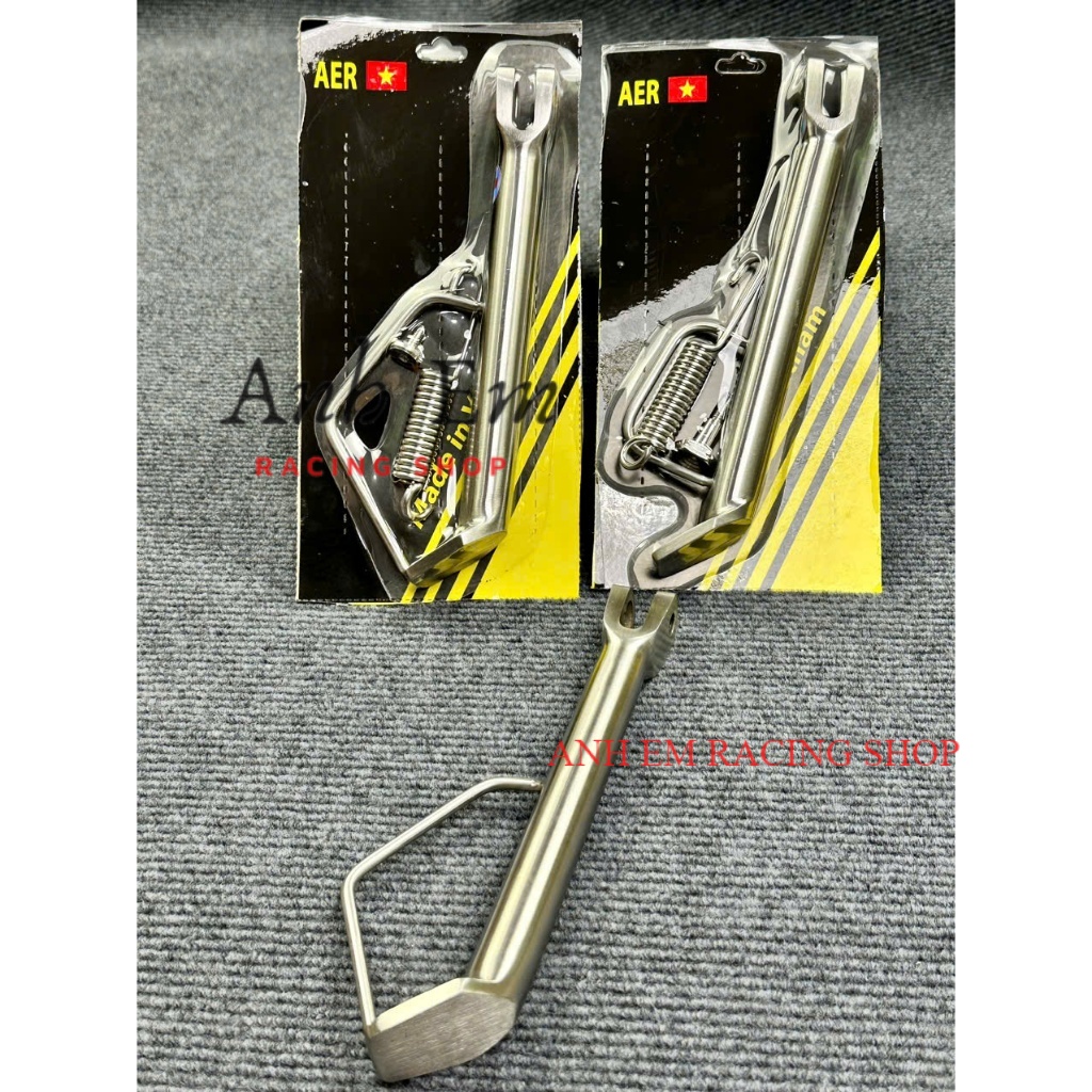  Chân chống nghiêng XE MÁY EXCITER VARIO AB chuẩn inox 304 gắn cho nhiều dòng xe KÈM PHỤ KIỆN VÀ KHÔNG PHỤ KIỆN 
