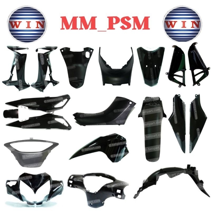 COVER BODY SUPRA X 125 NEW BATMAN // FULL BODY SUPRA X 125 BATMAN 2007 2008 2009 2010 2011 2012 2013 SET KOMPLIT MEREK WIN Harga 1,360,000 rupiah*Gratis Ongkir