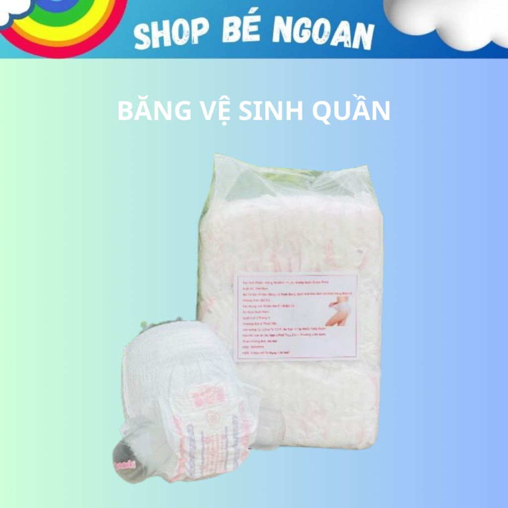 Băng vệ sinh dạng quần gói nhỏ dùng thử 10 miếng