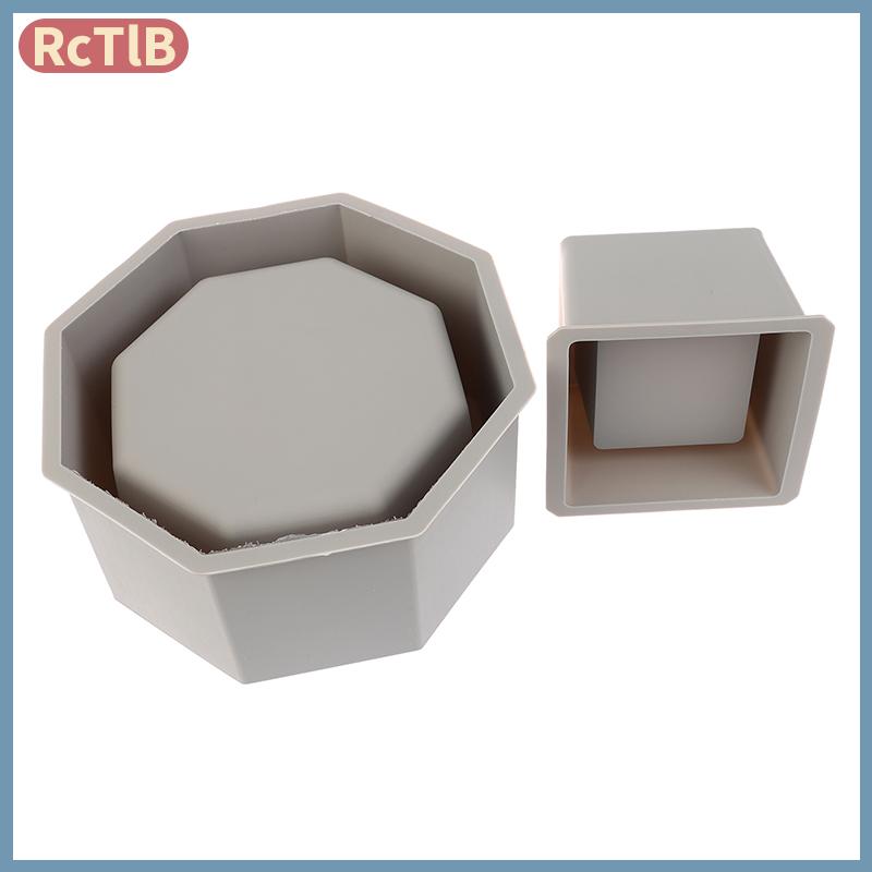 RcTlB กระถางดอกไม้แม่พิมพ์ซิลิโคนสำหรับหม้อคอนกรีตขนาดใหญ่แบบทำมือแม่พิมพ์อีพ็อกซี่เรซินทรงสี่เหลี่ยมแม่พิมพ์ดินอีพ็อกซี่คริสตัล ราคา 59 บาท*ส่งฟรี