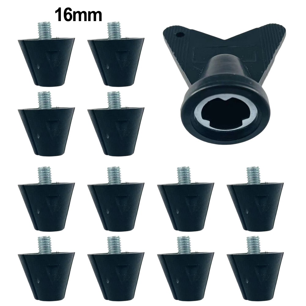 Tăng cường sự ổn định với 12 cái nonslip Giày bóng đá Studs cho thể thao sử dụng