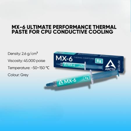 MX-6 Thermal Paste for CPU Cooling