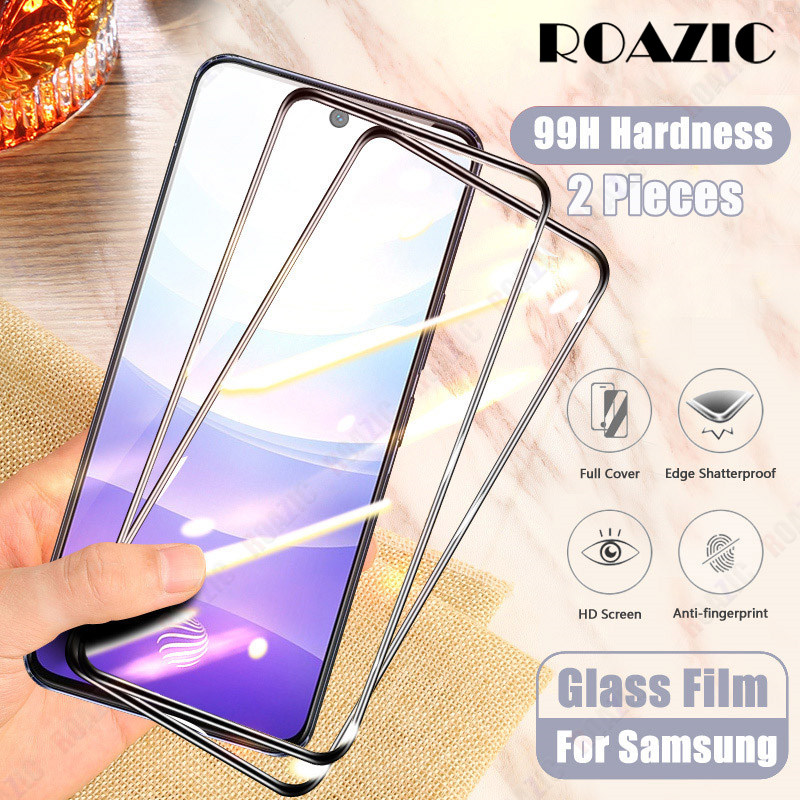ROAZIC Tempered Glass 2 Pieces Screen Protector For Samsung Galaxy A54 A34