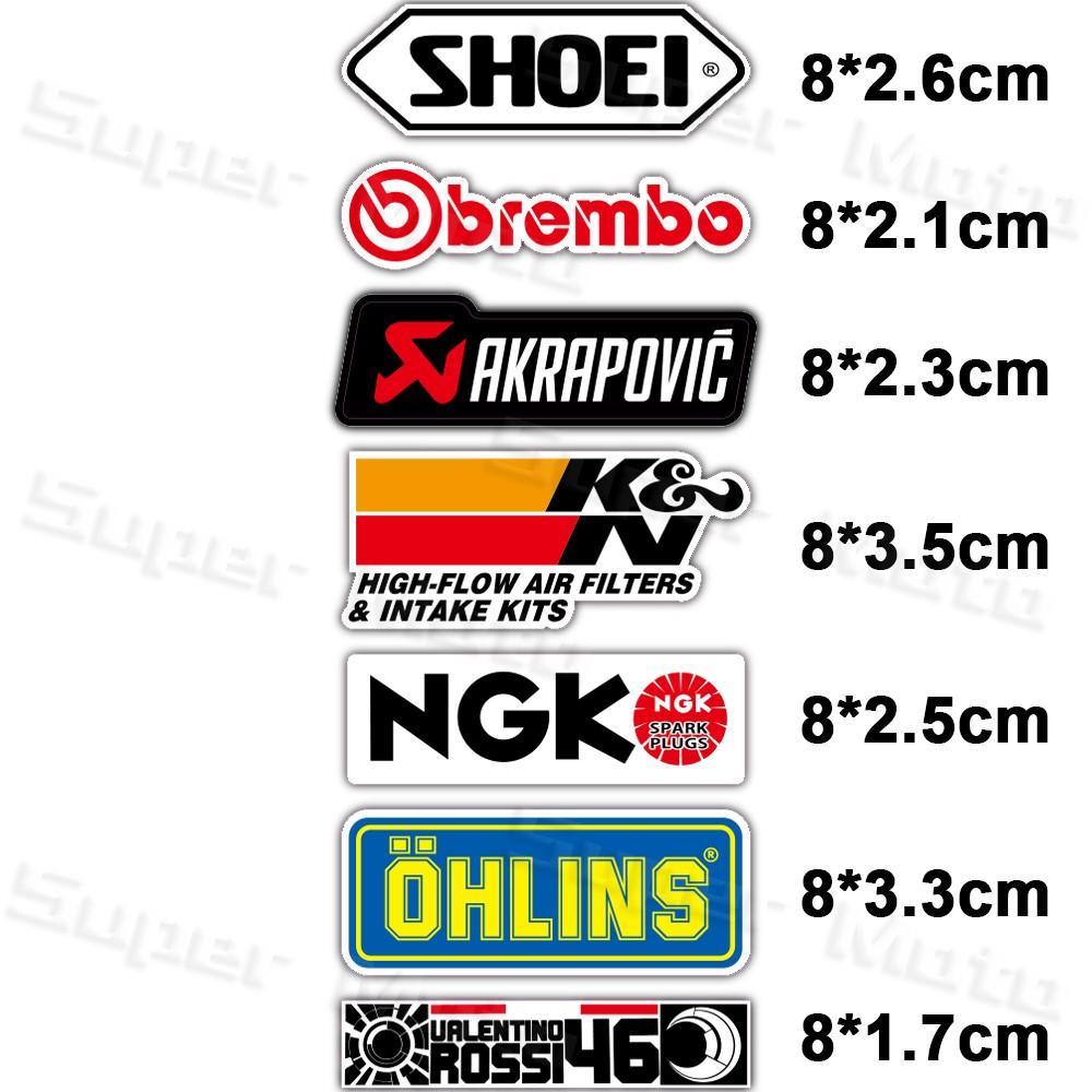 Reflective Sticker Motorcycle Sponsor Racing Helmet Moto Body Fender Three Box Decal Decoration Acce