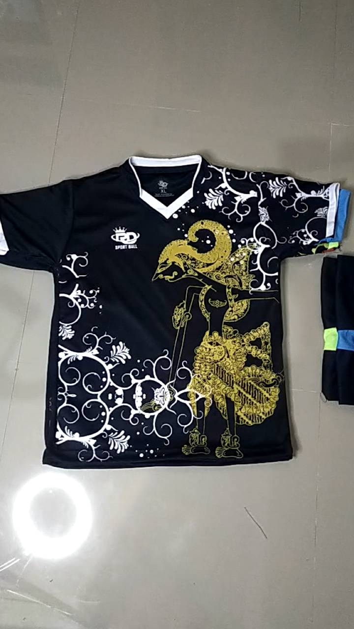 JERSEY BOLA FUTSAL JUNIOR MOTIF WAYANG ARJUNA SETELAN KAOS ANAK BOLA FUTSAL VOLLY BADMINTON Dll New