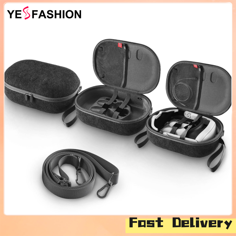 Yesfashion Store IN stock Carrying Case Portable Protection Case VR Headset Touch Controllers Other Accessories Storage Bag Travel Home EVA Storage Case Compatible For Meta Quest 3 ราคา 611 บาท*ส่งฟรี
