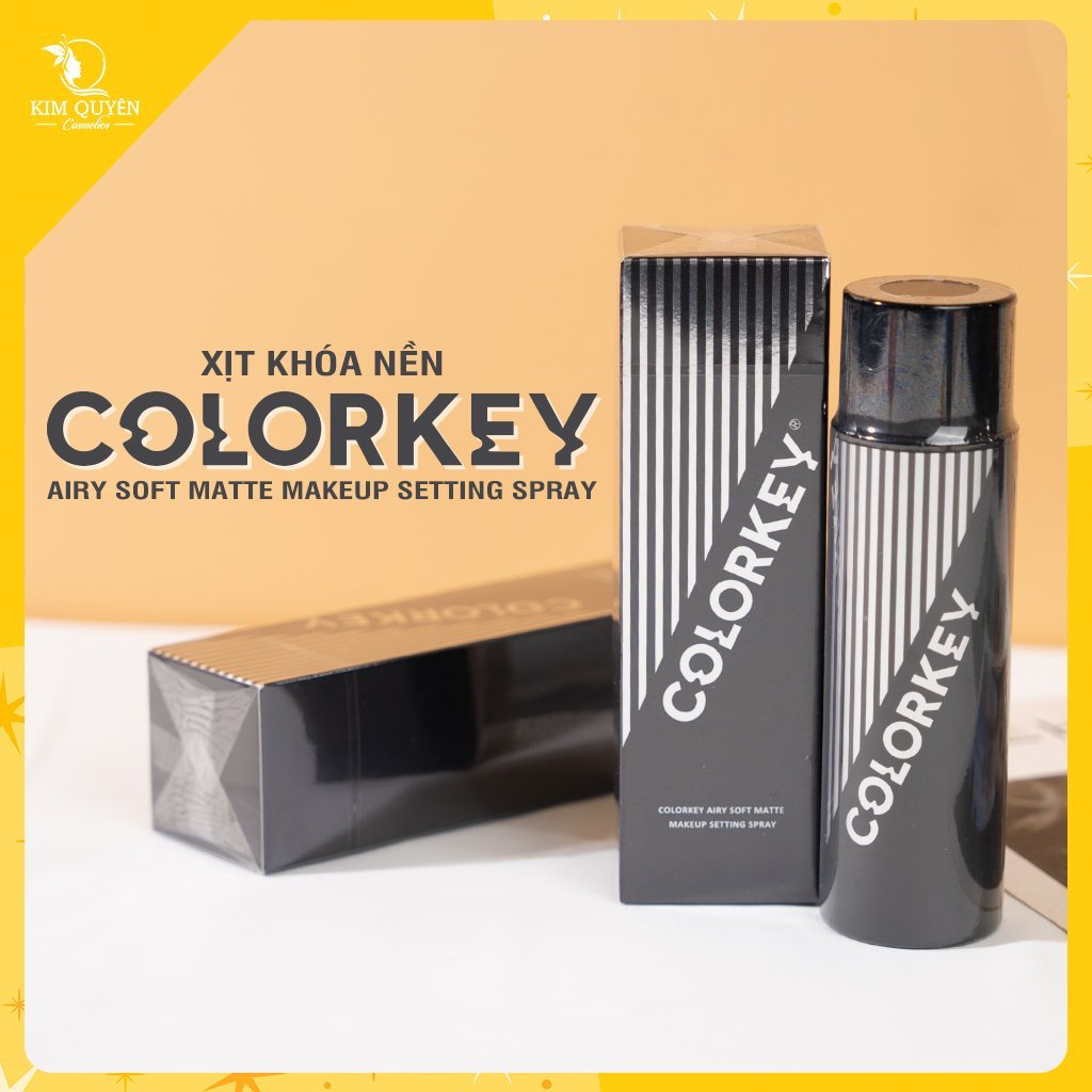 Xịt Khóa Makeup COLORKEY Giúp Cố Định Lớp Trang Điểm Công Thức Cải Tiến Dung Tích 100ml