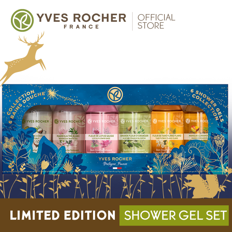Buy Yves Rocher Plaisirs Nature Bath and Shower Gels Kit Singapore