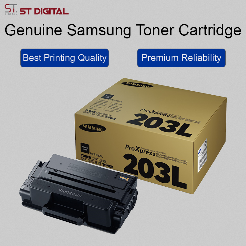Samsung MLT-D203L Toner Cartridge Black, High Yield for SL-M3320ND 3310 M3370FD M3820DW M3870FW M4020ND M4070FR M4070FX MLT D203L 203L Singapore