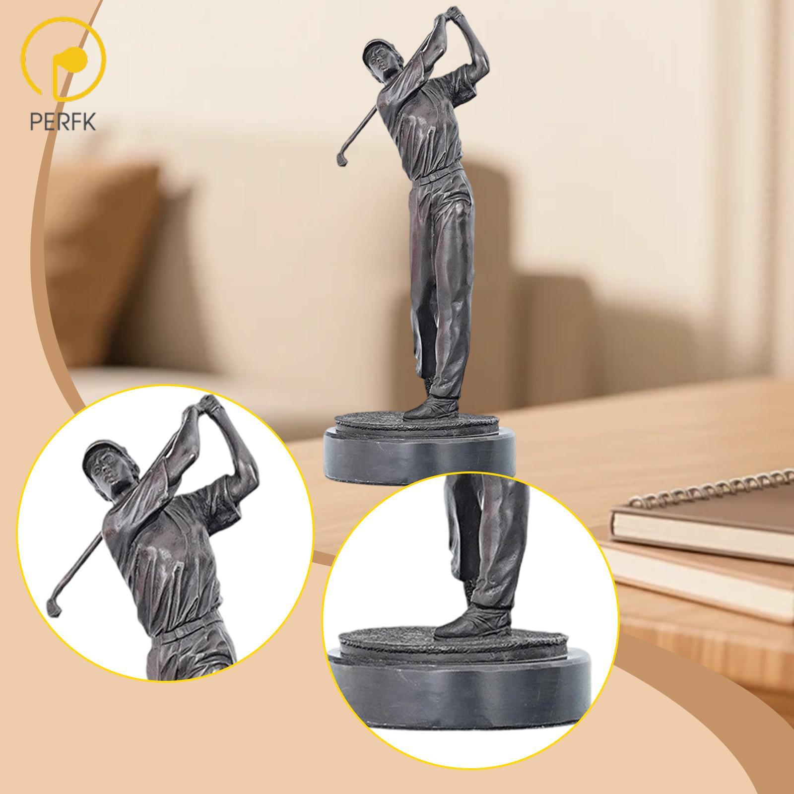 Perfk Golfer Figurine Home Decor Ornament Table Centerpiece Golf Athlete Figure for Club Desk Living Room Shelf Creative Gift Idea ราคา 18,755 บาท*ส่งฟรี