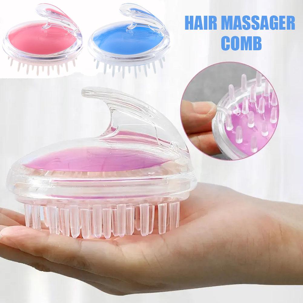 Giảm giá Hair Scalp Massager Shampoo Brush with Soft Silicone Head Massager  Scalp Massage Brush - BeeCost