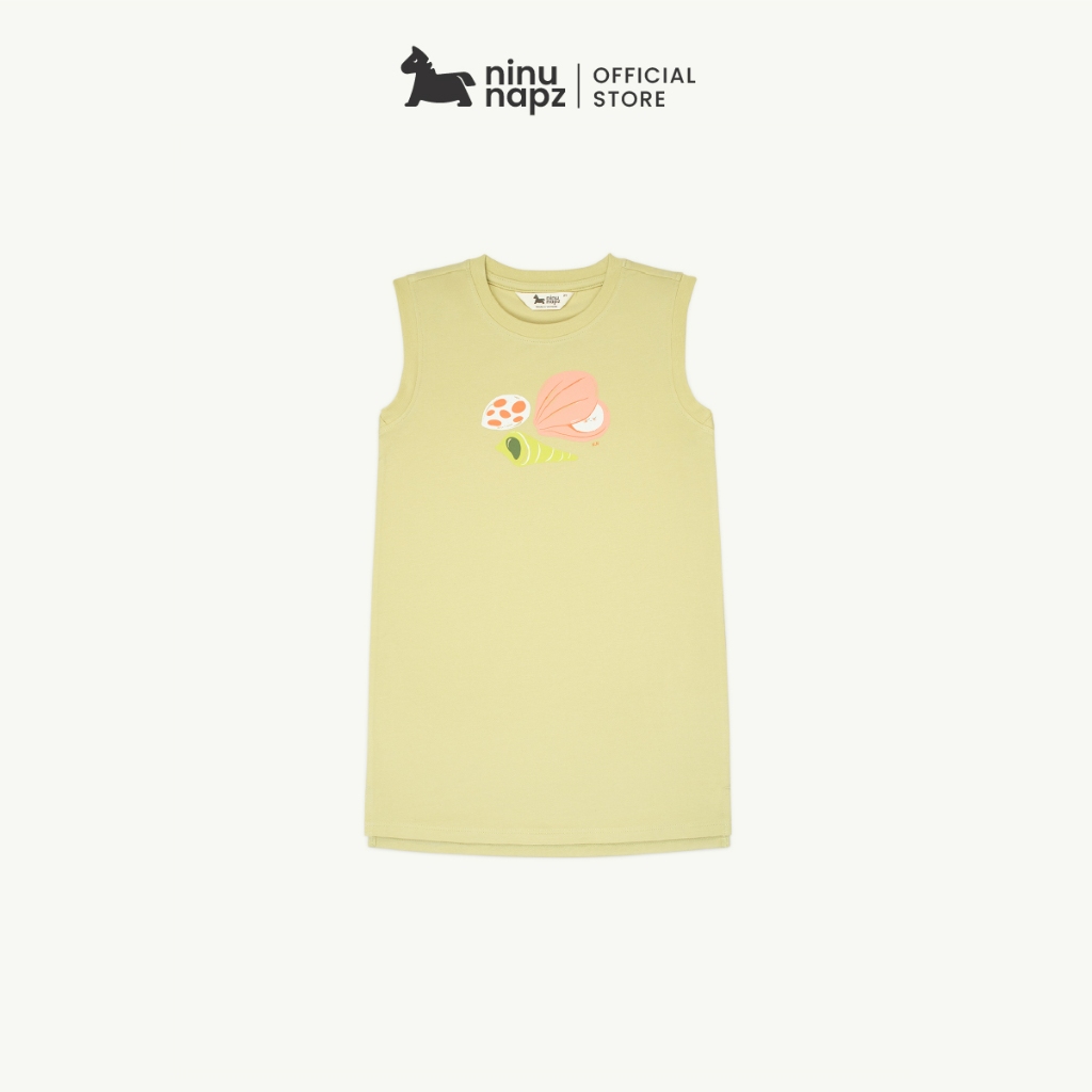 NinuNapz - Đầm suông cao cấp cho bé gái từ 2Y-6Y - Vải sợi tre pha cotton siêu mềm mịn, êm ái