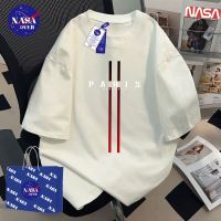【จัดส่งตลอด 24 ชั่วโมง】🔥NASA ฤดูร้อน ลายตัวอักษร RARlS oversize แขนสั้น ยูนิเซ็กส์ ดีไซน์เก๋ เทรนด์ สีเขียว เสื้อYG1268