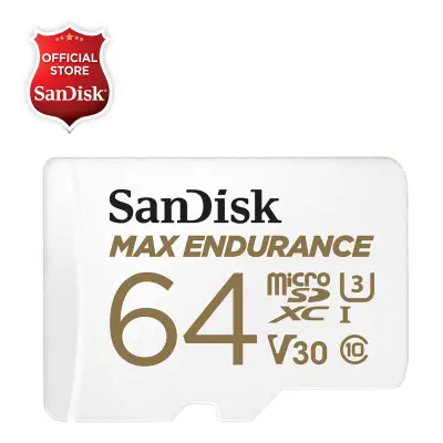 SanDisk MAX Endurance (64GB / 128GB / 256GB) microSD / microSDXC UHS-I U3 V30 (Up to 100MB/s Read) Memory Card SDSQQVR