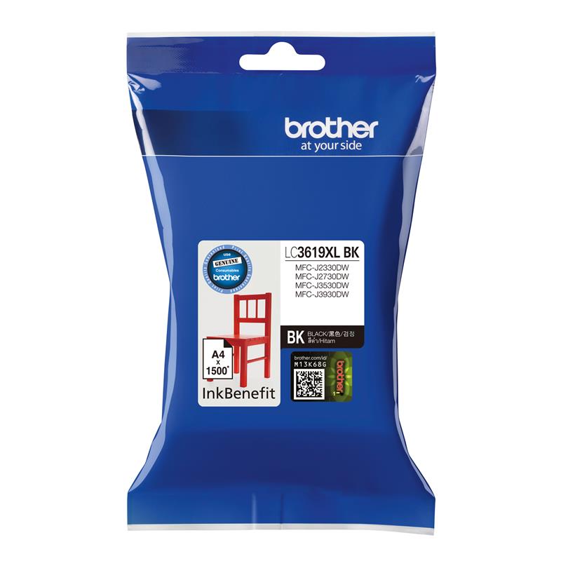 BROTHER ตลับหมึก INK LC-3619XL BK ราคา 729 บาท*ส่งฟรี