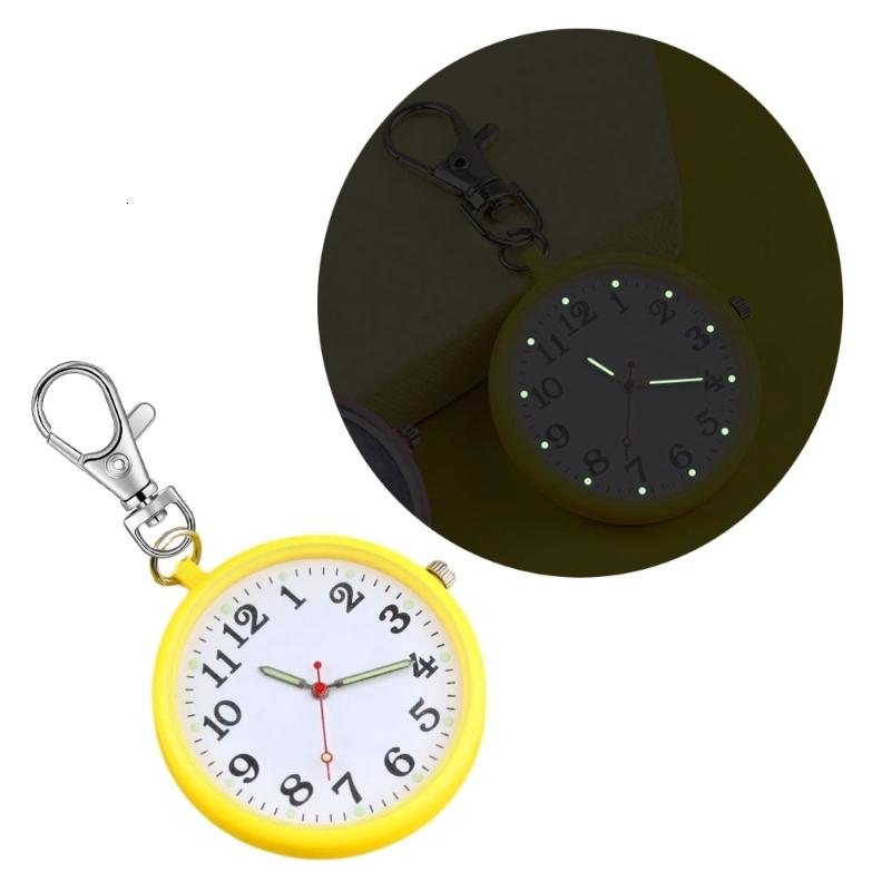 Xách tay chống sốc kỹ thuật số Keychain đồng hồ cho người thích hoạt động ngoài trời cao niên du lịch Trọng lượng nhẹ Wearable phụ kiện