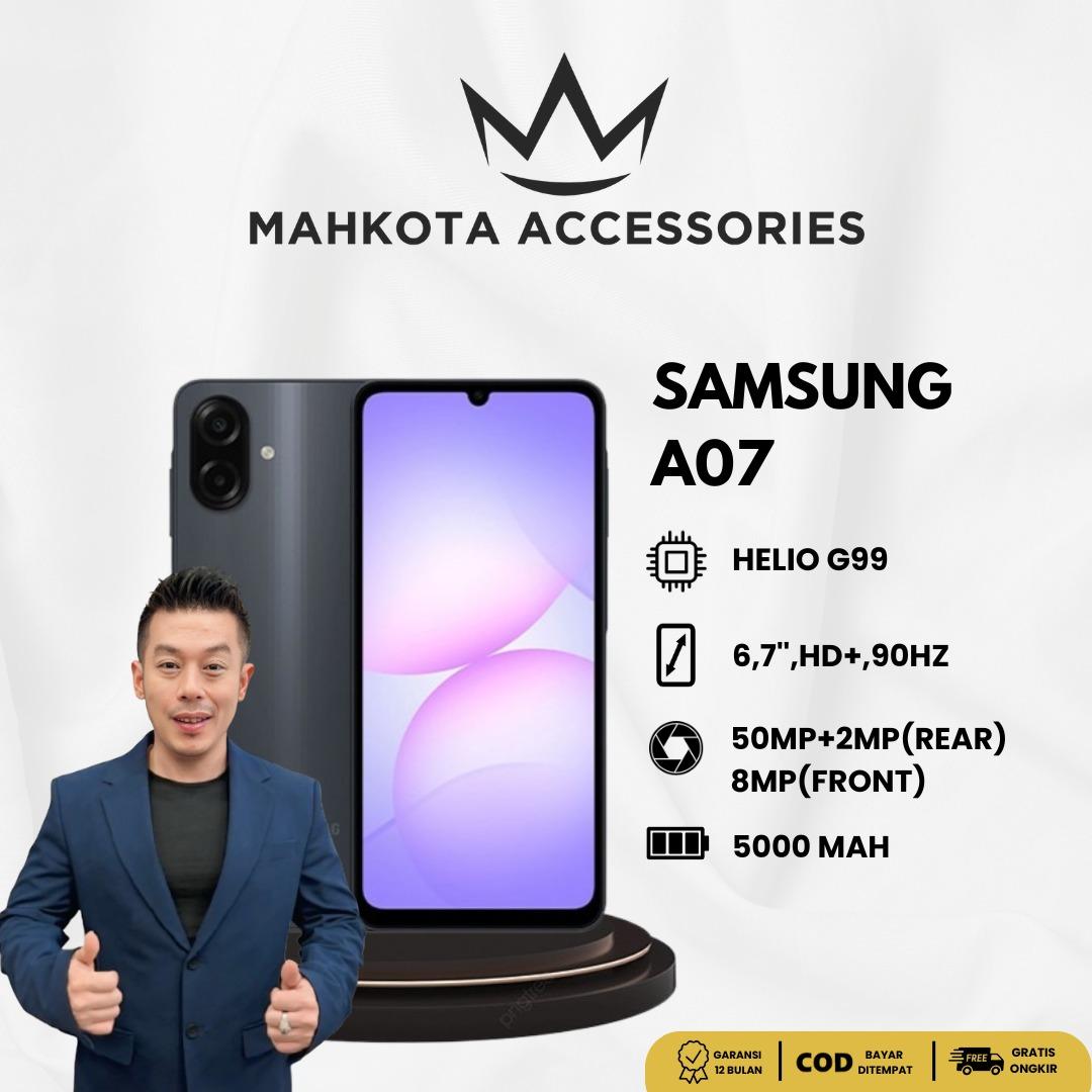 [EXCLUSIVE MR BRAM] NEW SAMSUNG A07 (4GB/64GB)(4/128GB) GARANSI RESMI - SMARTPHONE/PONSEL Harga 1,271,000 rupiah*Gratis Ongkir