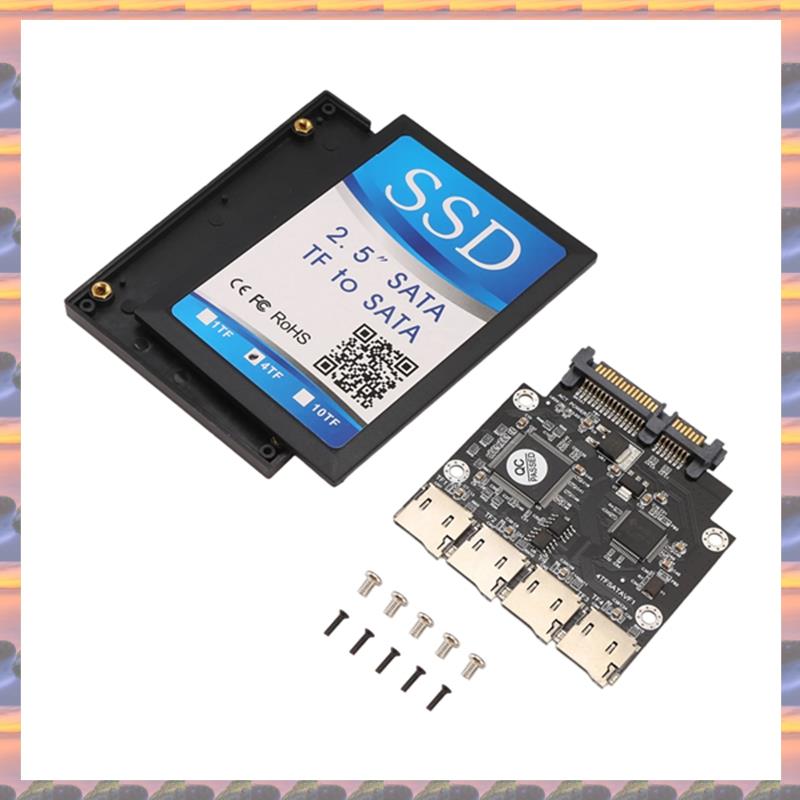 2.5 Inch 4 TF to Adapter Card, Self-Made SSD Solid State Drive, For Micro-SD to Group CardExcellent