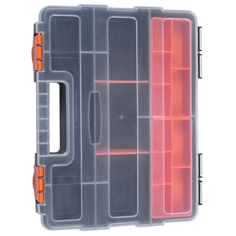 3X F-290 Portable Plastic Tool Parts Box Screw Storage Box Electronic Component Box Compartment Box Material Box