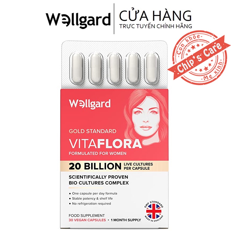Vitaflora Men vi sinh Wellgard cho nữ chính hãng