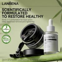 ️UPGRADE️Lanbena Tre Tẩy Mụn Đầu Đen Dải Mặt Serum Loại Bỏ Mụn Mũi Pore Cleaner Mặt nạ Làm Sạch Nhanh Và Sâu Của Mụn Đầu Đen