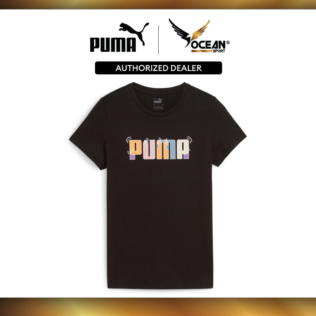Puma ESS+ Graphic Tee Black 67991601